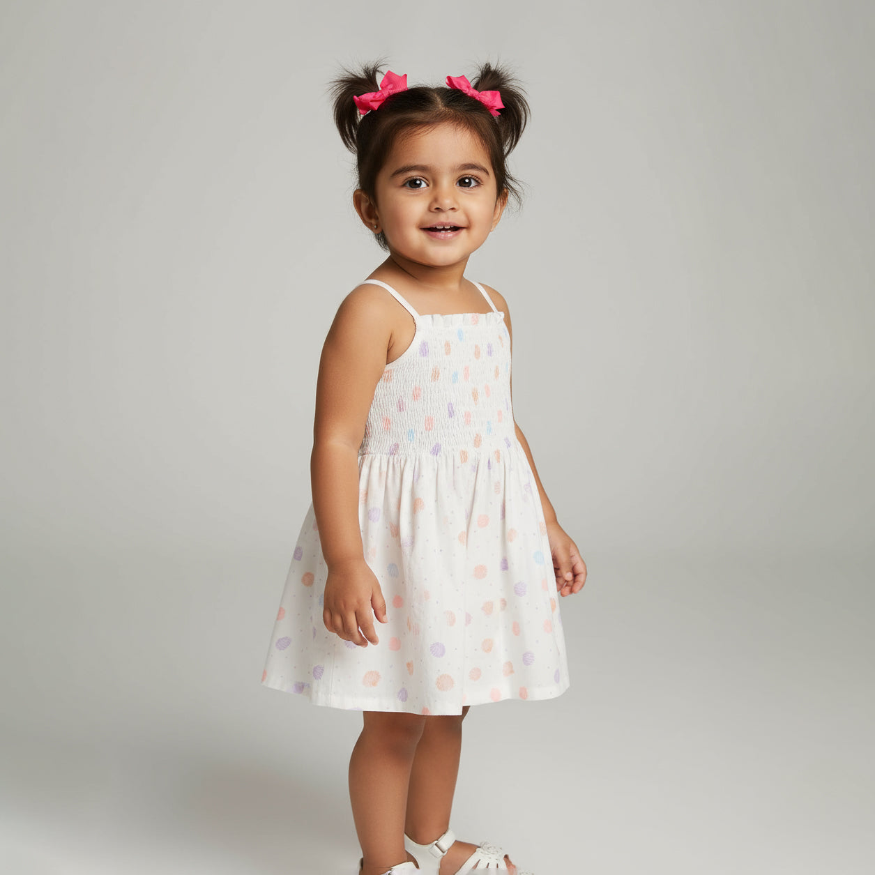 Girls Spaghetti Smocked Top