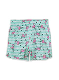 Super Light Turquoise Flamingo shorts