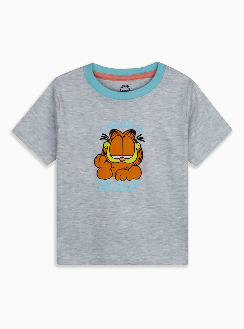 Cotton Light Grey Garfield Tee