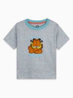 Cotton Light Grey Garfield Tee