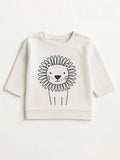 Baby Boys Full Sleeves Lion T-Shirt