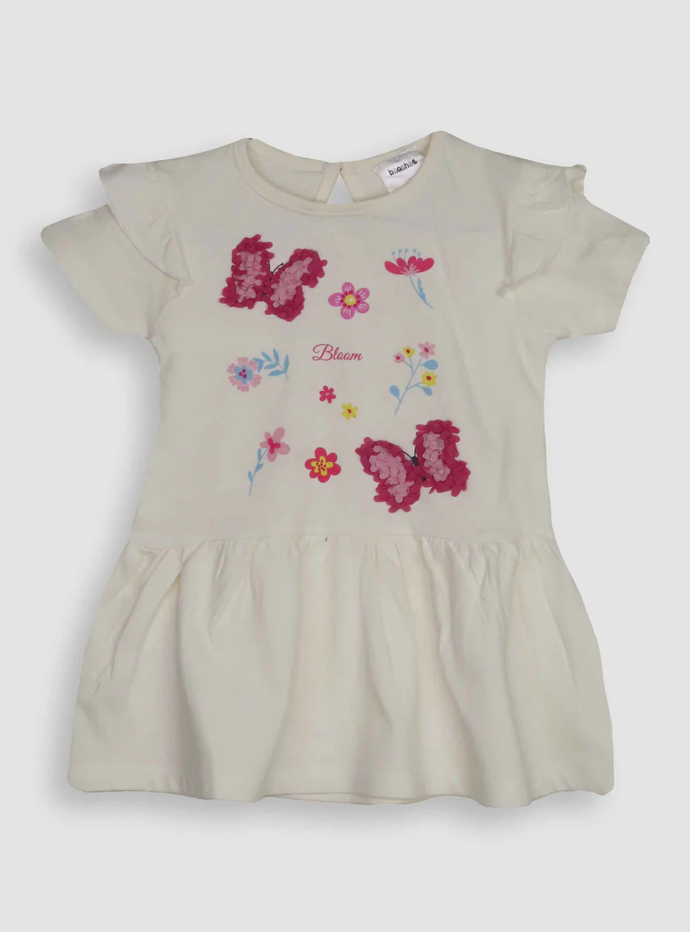 Baby Girls Butterfly Applique Dress