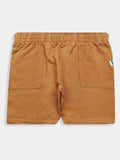 Brown Cotton Shorts