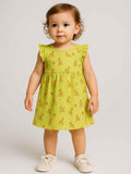 Cotton Green Animal Dress