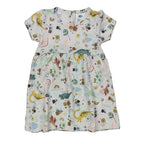 Soft Cotton Animal Grey Dress
