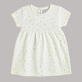 Soft Cotton Star Off White Dress