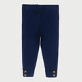 Navy Blue Knit Pants