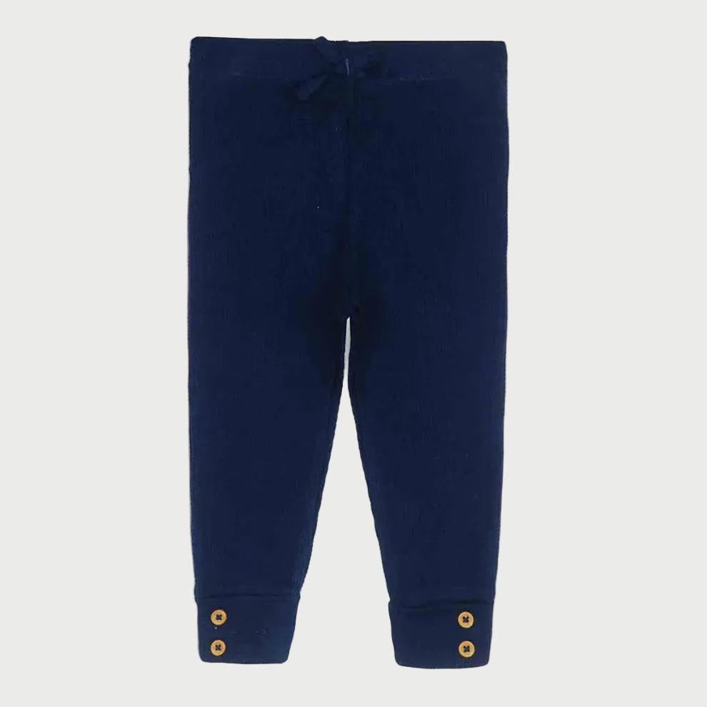Navy Blue Knit Pants