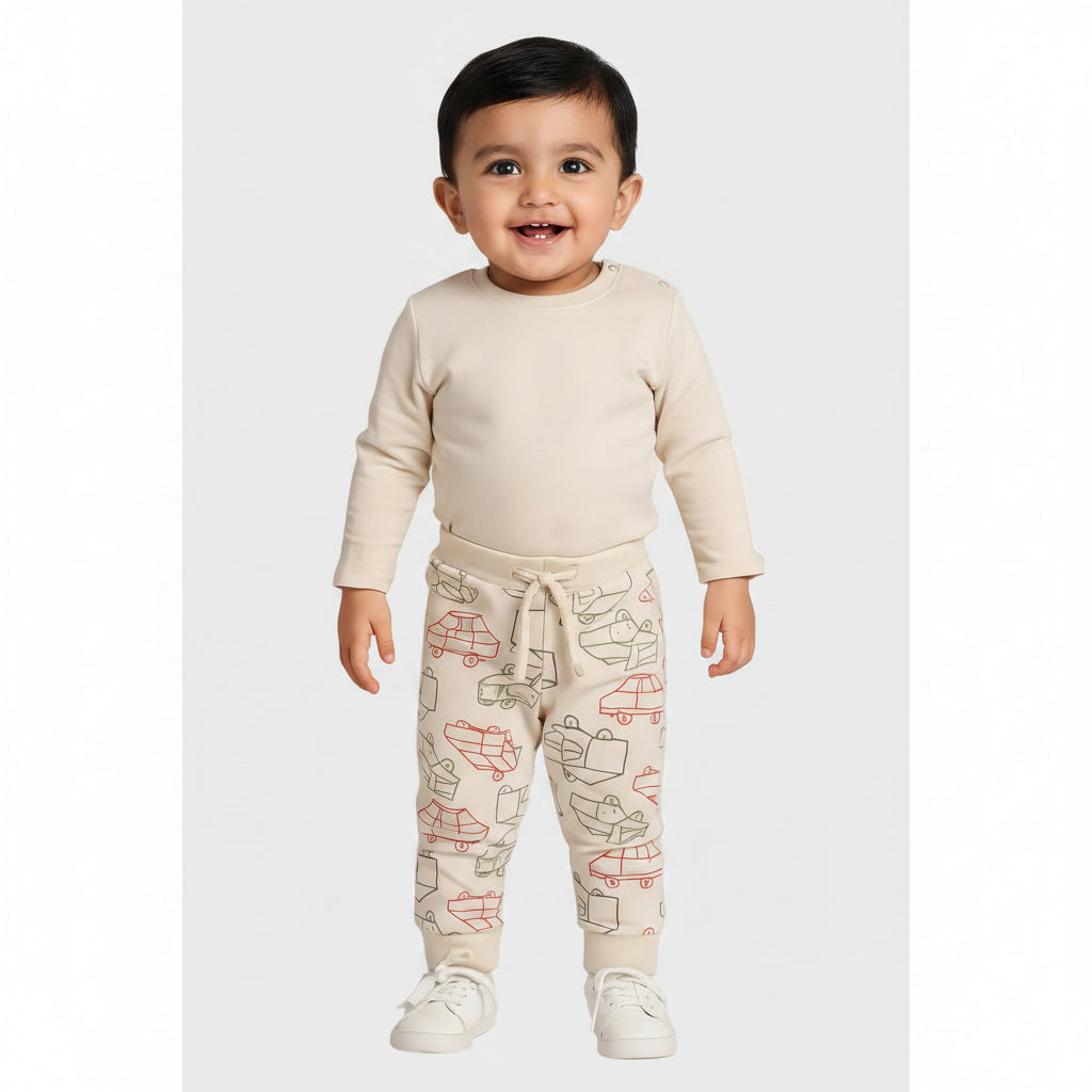 Beige Vehicles Jogger