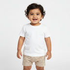 Light Brown Cotton Shorts