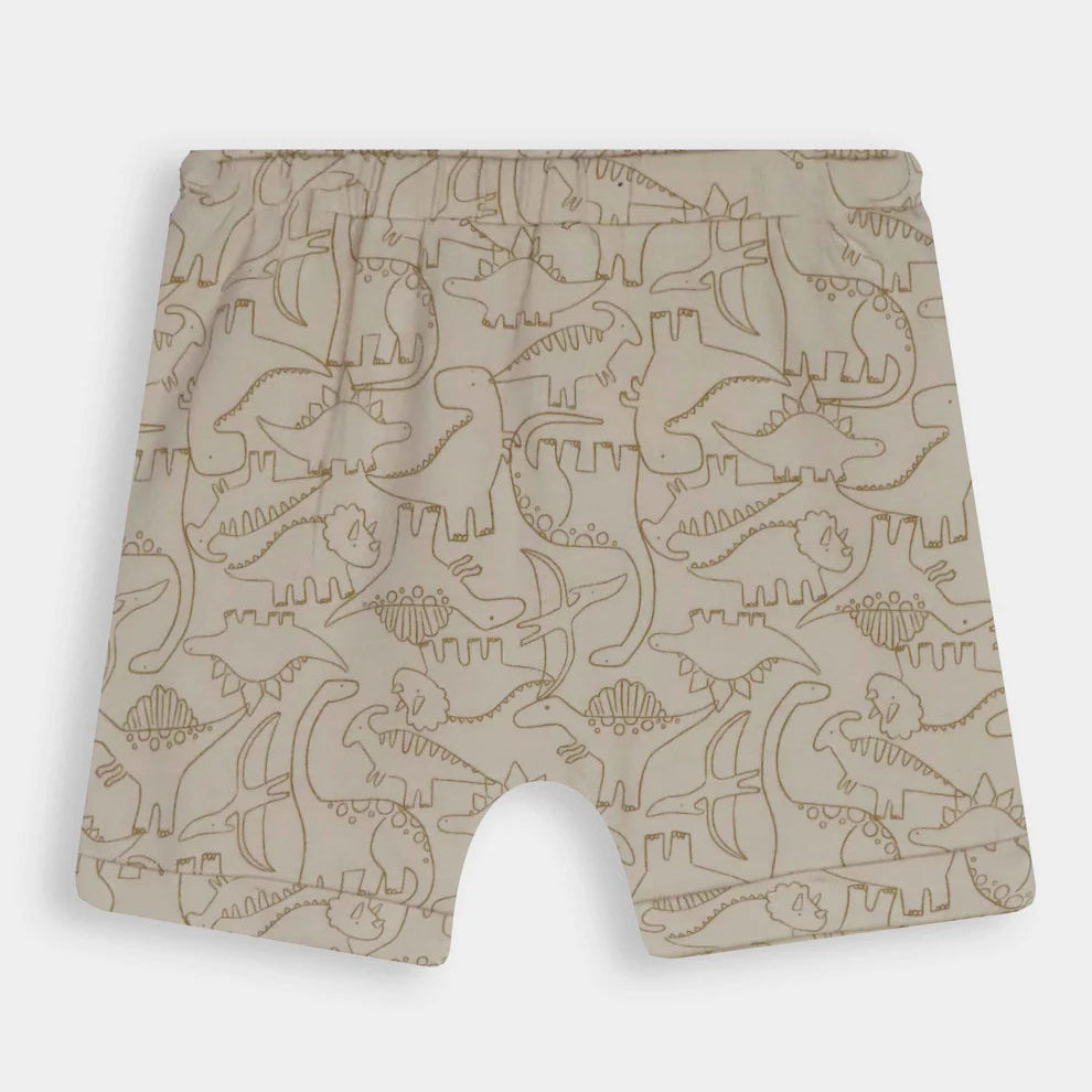 Light Brown Cotton Shorts