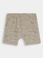 Light Brown Cotton Shorts