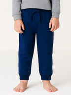 Soft Navy Blue Fleece Jogger
