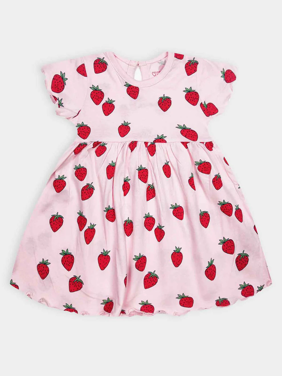 Cotton Strawberry Pink Dress