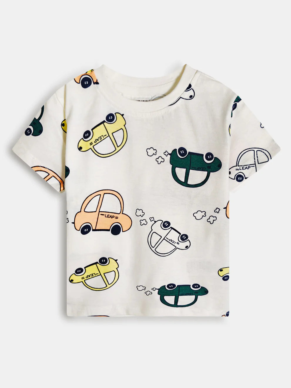 Soft Cotton Car White Tee