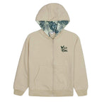 Soft Beige Cotton Hoodie