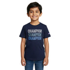 Champion Navy Blue Cotton Tee