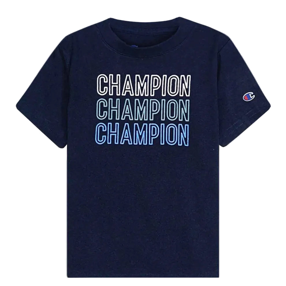 Champion Navy Blue Cotton Tee