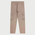 Khaki Cargo Cotton Trackpants