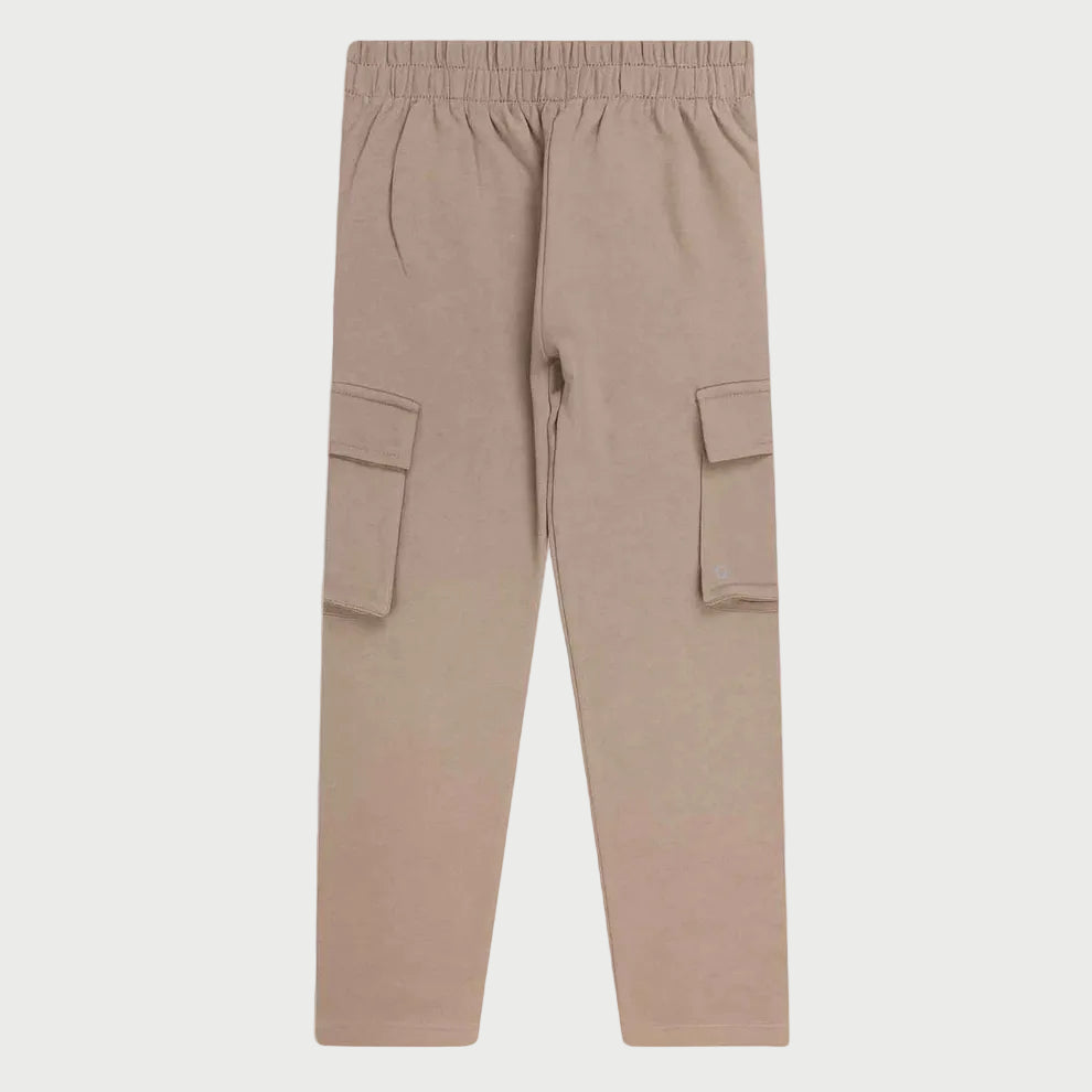 Khaki Cargo Cotton Trackpants