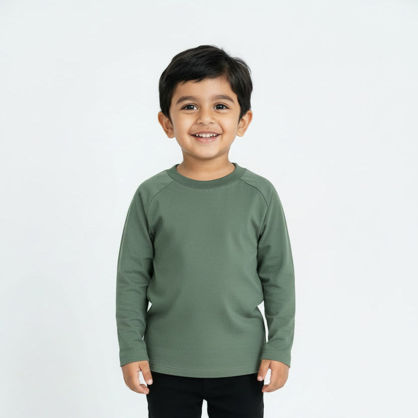 Soft Cotton Olive Tee