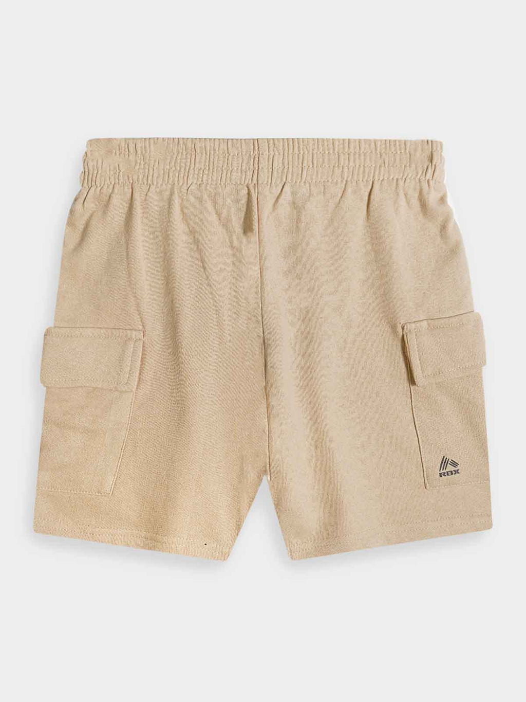 Beige Cargo Cotton Shorts