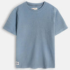 Dull Blue Textured Tee