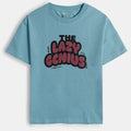 Dull Blue Cotton Tee