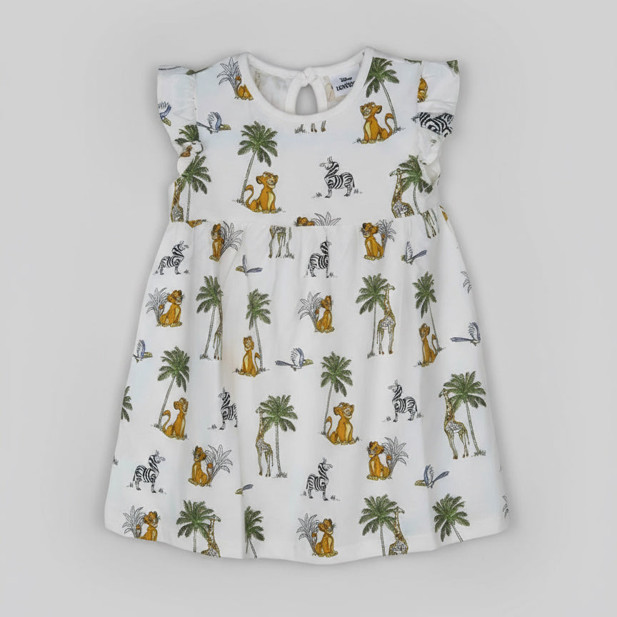 Baby Girls Tropical Printed Dress