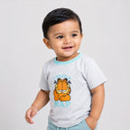Cotton Light Grey Garfield Tee
