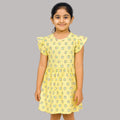 Soft Cotton Burst Yellow Dress