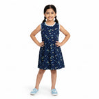 Navy Floral Dress