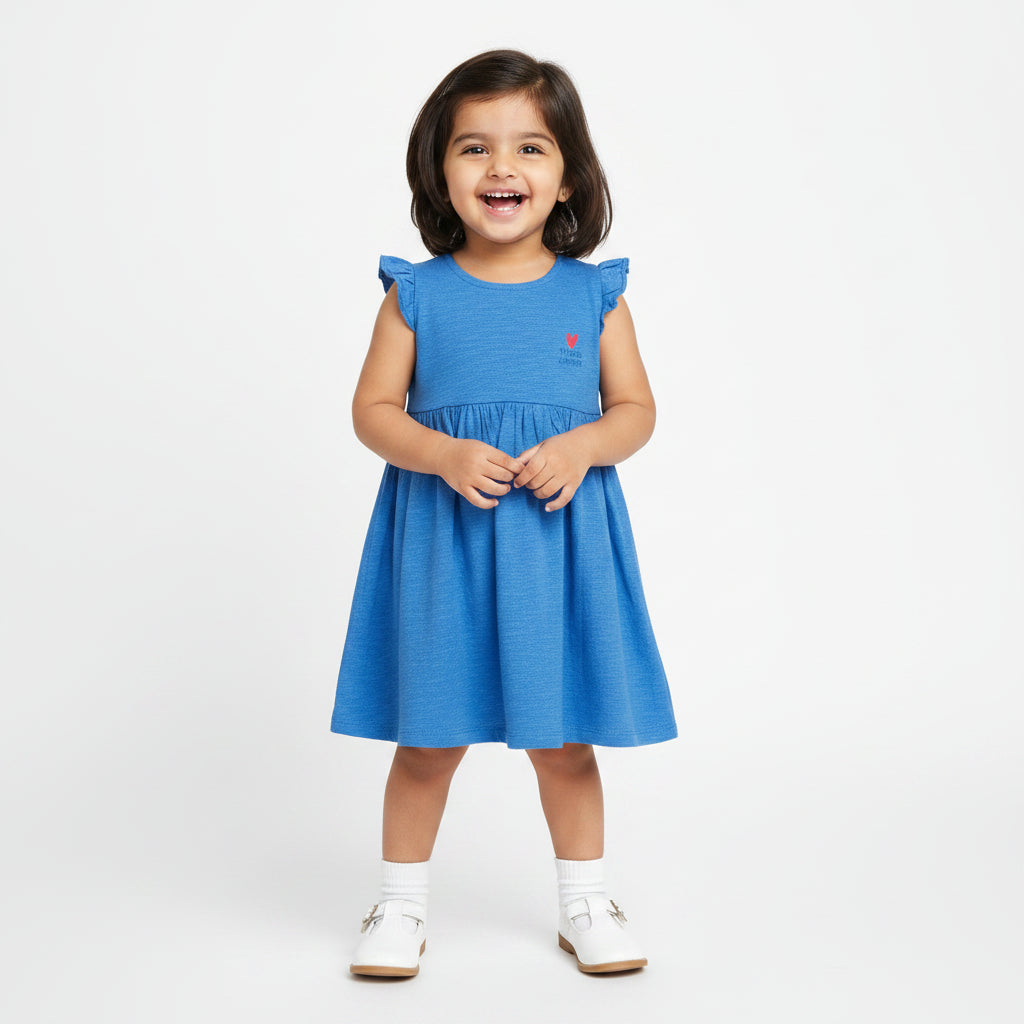 Light Cotton Blue Dress