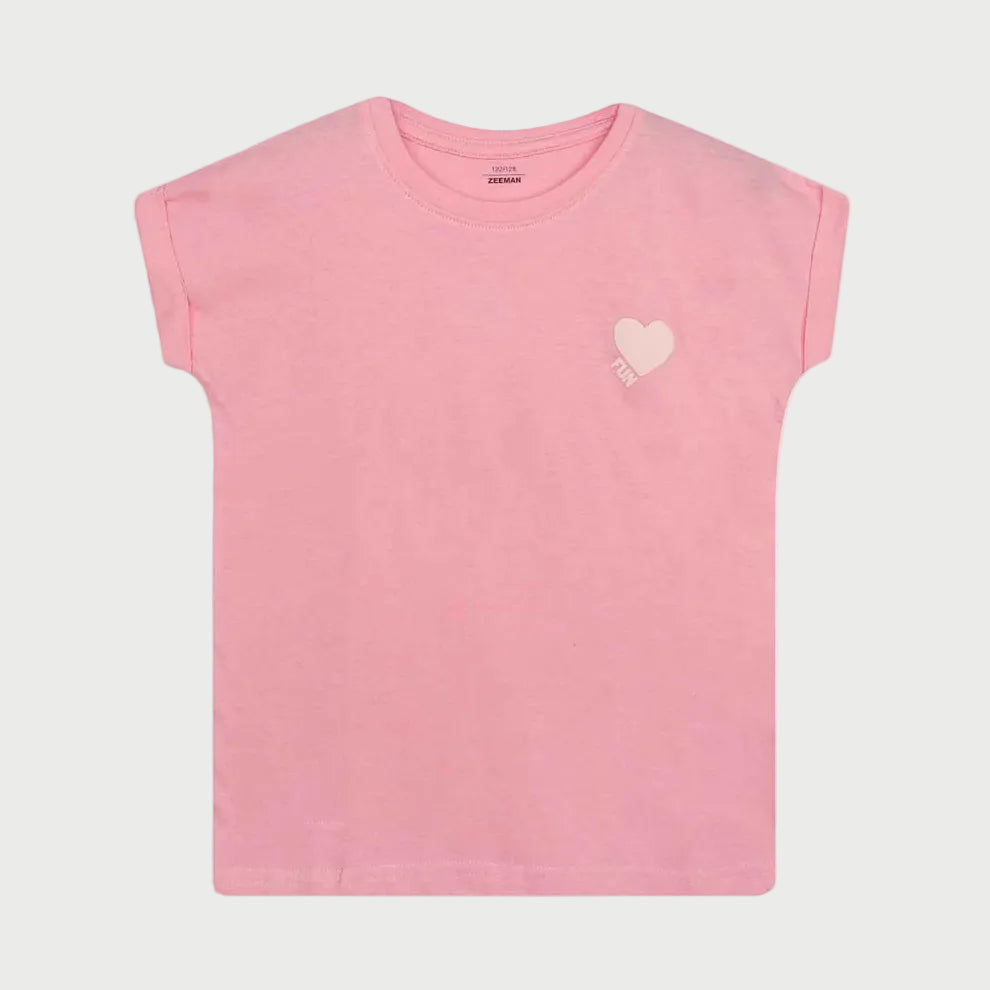 Light Pink Cotton Shorts Set