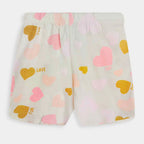 Light Pink Cotton Shorts Set