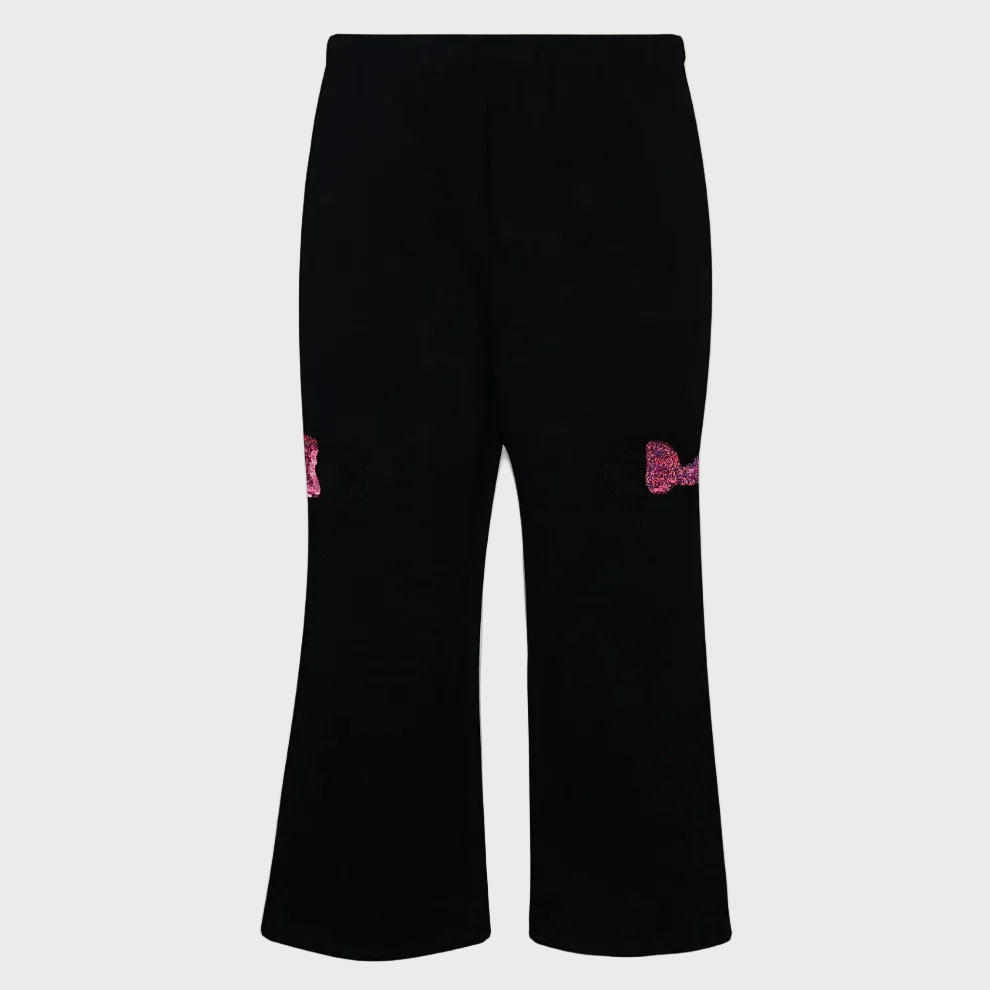 Sequinned Black Pant