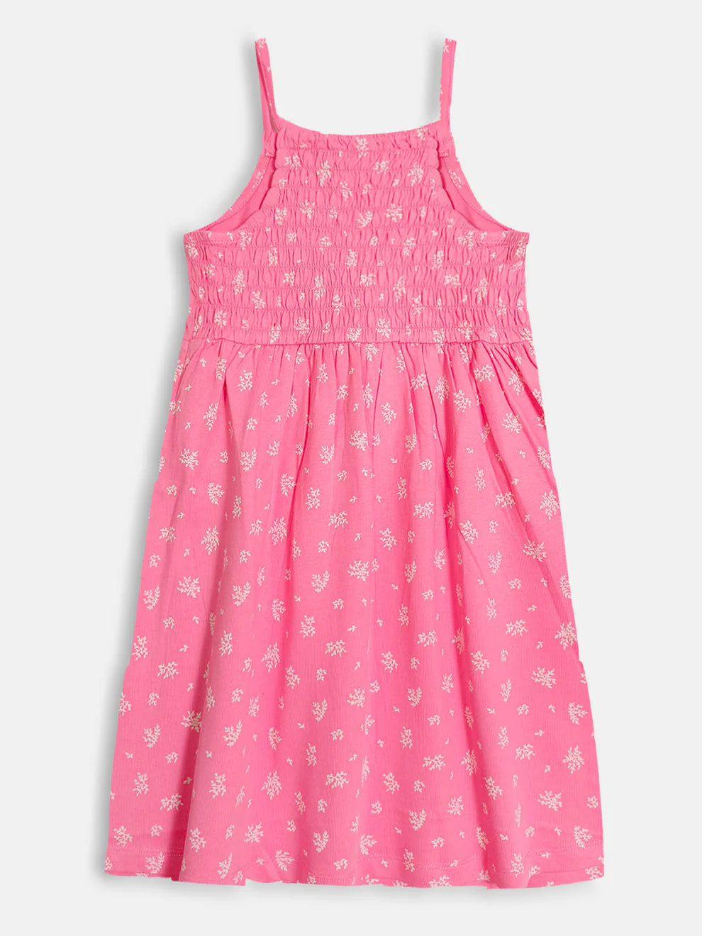 Summery Pink Smocked Dress