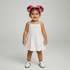 Girls Spaghetti Smocked Top