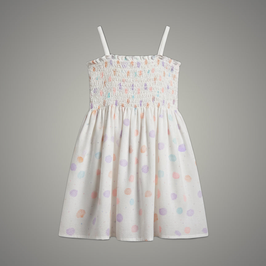 Girls Spaghetti Smocked Top