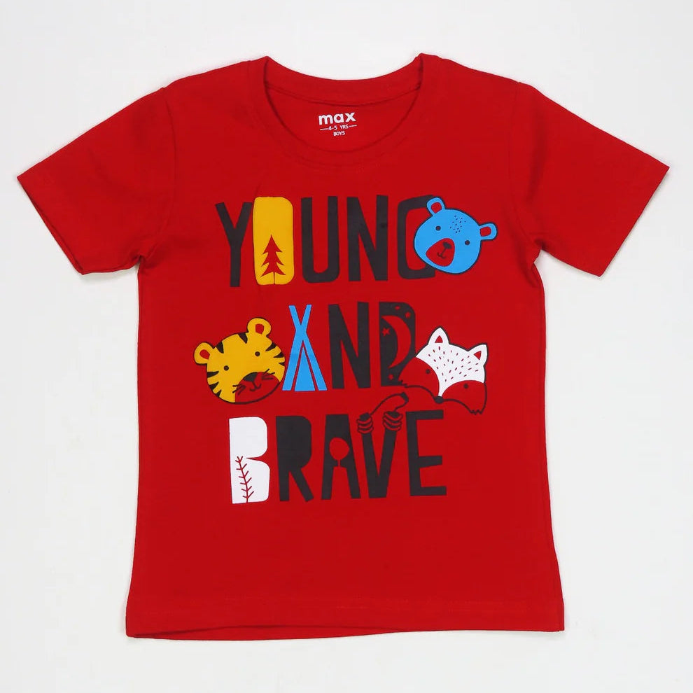 Red Cotton Tee