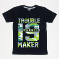 Black Camo Cotton Tee