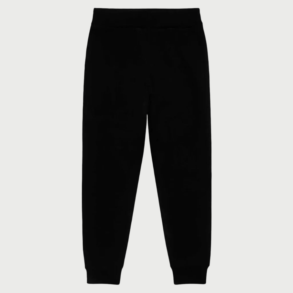 Soft Black Cotton Joggers