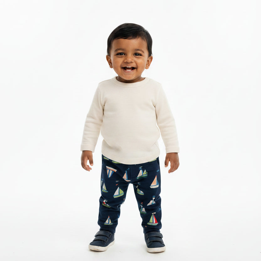 Black Boat Leggings