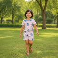Pink and Blue Stitch Unisex Co-ord Set