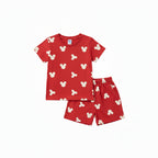 Red Mickey Mouse Unisex Co-ord Set