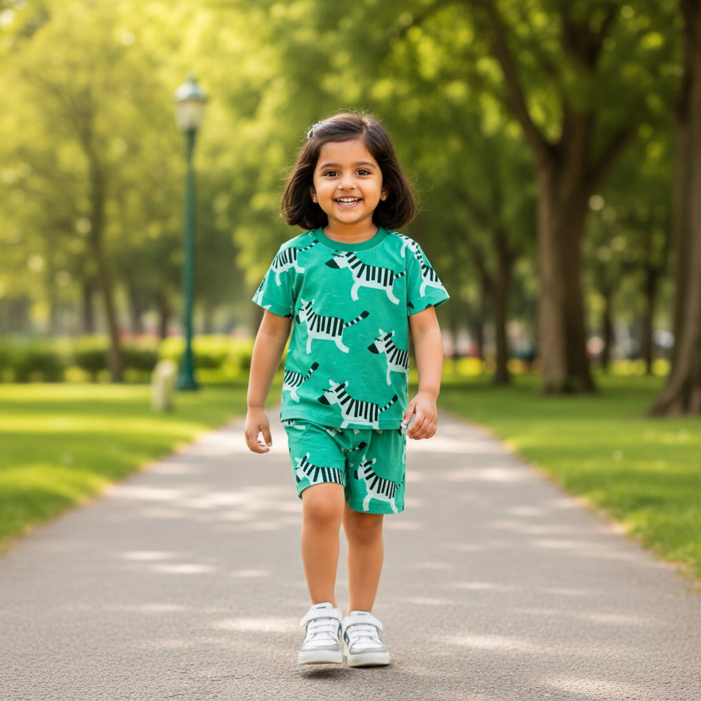 Green Zebra Unisex Co-ord Set