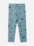 Green tree leggings